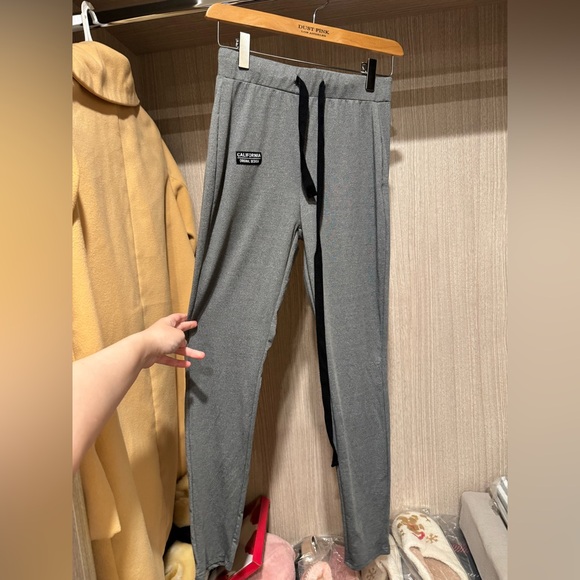 SHEIN Pants - SHEIN Gray Joggers with Black Drawstring
